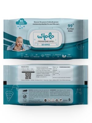 Wiplo Premium Baby Wipes – Gentle Care, Purely Soft